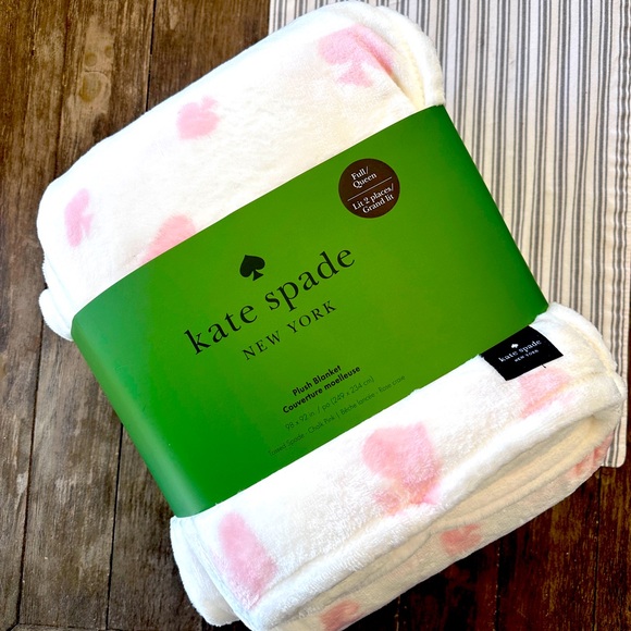 kate spade | Bedding | Nwt Kate Spade Whitepink Spade Oversized